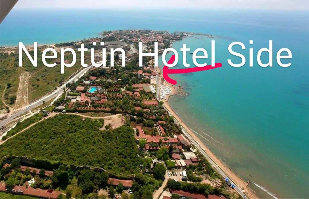 Neptun Hotel Side Bagian luar foto